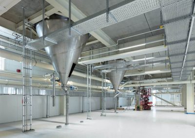 Neubau von Produktionshallen für eine Zuckerfabrik in Jülich